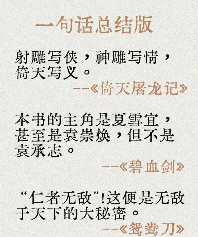 武侠小说里最著名的开头是什么?金庸:我刚开始也是写不好的!