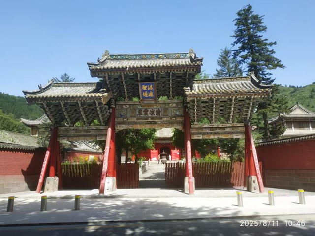 在五台山度过了一个清凉之夜