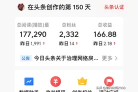 不知不觉入头条150天，晒晒150天的收益图片