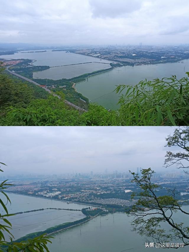带着老爸游昆明的西山