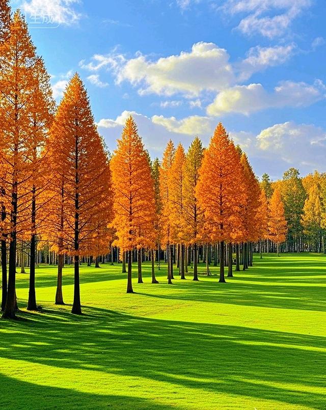金秋风景美如画