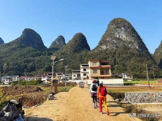 徒步漓江精华段——阳堤大桥头-兴坪古镇