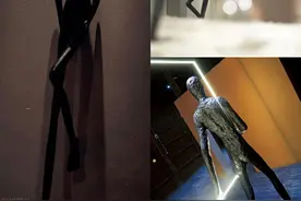 小时候陪妈妈在服装店上班，意外看见假体模特居然动了起来图片