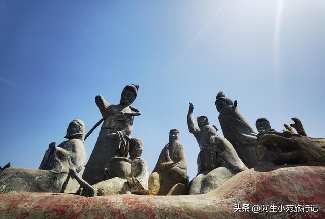 没想到在济南四门塔对面山顶上隐藏着唐僧师徒四人，知道是哪里吗
