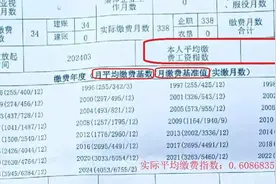 本人平均缴费指数的两个计算实例图片