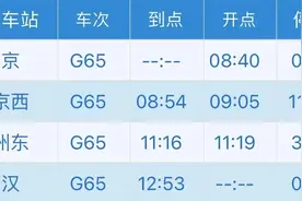 下月11日起，北京站将开行北京至武汉、南宁东高铁列车图片