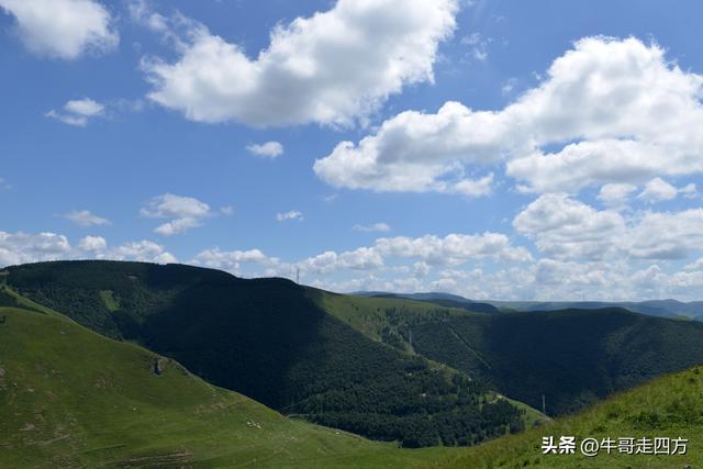 河北麻田岭（上）：绿野铺毡接云影、风轮伴路探山魂