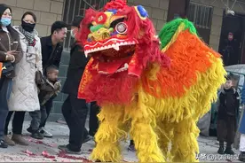 新春走基层丨非遗舞狮闹新春图片