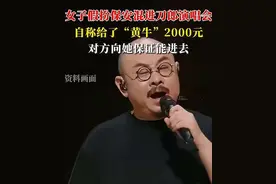女子为看刀郎演唱会 假扮保安混进场被抓 称保安服花了2000 网友炸锅图片