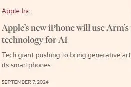 外媒：苹果即将发布iPhone 16系列或搭载基于Arm V9架构的A18芯片图片