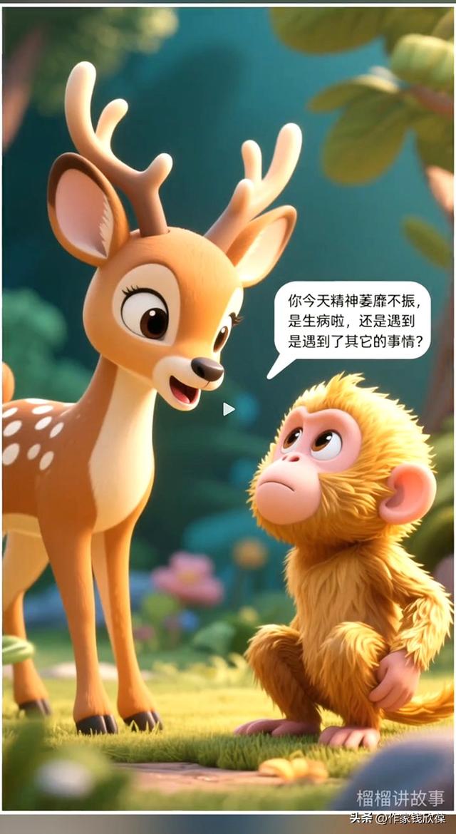 钱欣葆寓言《金丝猴的烦恼》动画视频