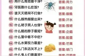 100个脑筋急转弯，和孩子猜着玩超有趣，不妨你来看看图片