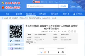 事关公积金贷款，青岛最新通知→图片