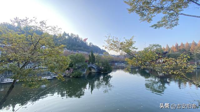 美丽吉安：初冬的井冈山挹翠湖公园风光迷人（摄/王伟）