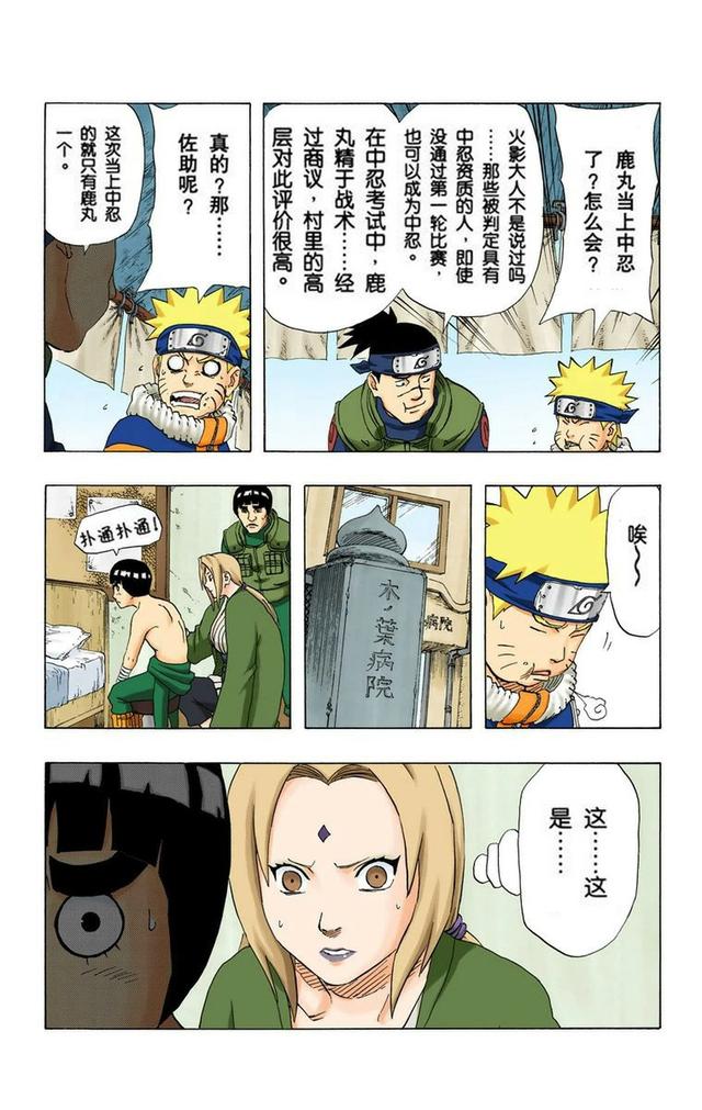 火影忍者彩漫 第二十卷 第五代火影纲手，鸣人佐助天台对决