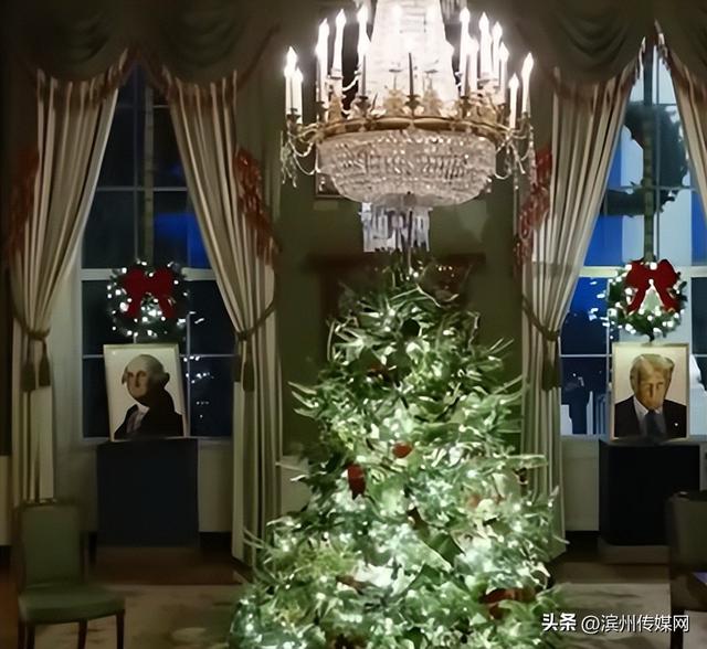 特朗普将自己画像与华盛顿并列