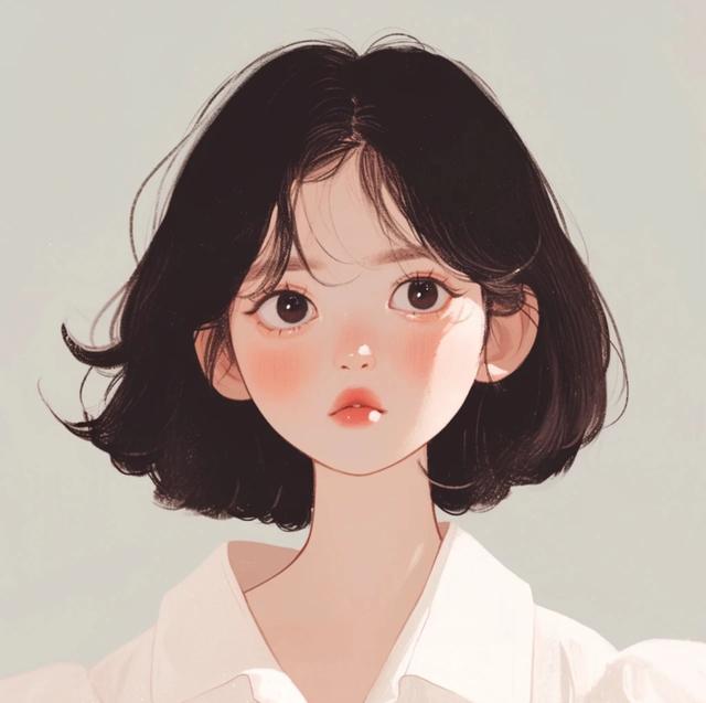 简单气质女生头像