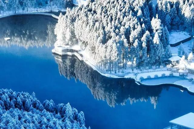 颜值暴击！好期待明月山下雪呀~