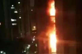 南京2.23火灾和开封火灾相似，伯努利原理促使火团两分钟窜到楼顶图片