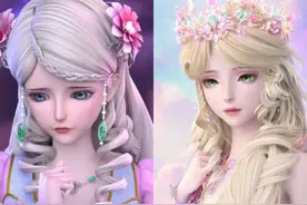 缔灵爱：新版灵公主“腿长两米八”，告别大波浪，扎起了麻花辫图片