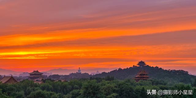 故宫摄影师小星星：当火烧云邂逅古都北京，盛世美景，江山如画！