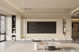 悬浮背景墙你家做对了吗？3招避坑公式+黄金比例表，确保不翻车！图片