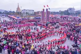 梁河县2025年目瑙纵歌盛会2月6日开幕，一起来狂欢！图片