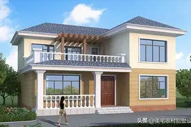 2024年3款简单精致的农村小户型自建房二层设计图图片