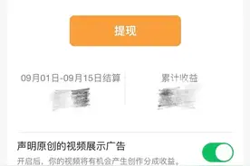 一个赚钱方法：开通视频号分成计划，发布原创视频即得广告收益图片