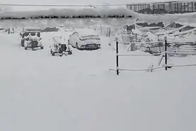 吉林多地遇鹅毛大雪，气象台：五一将有多场降水过程，高山地区可能降雪图片