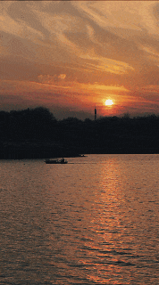 跟着节气游泰安 | 泰安落日打卡点悄然走红，橘色浪漫搭配粉色沙滩，游客友好度100%