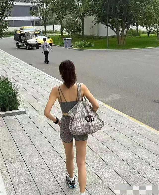 李艾都快五十岁了，不能好好穿衣服吗？小肚子都鼓的高高的