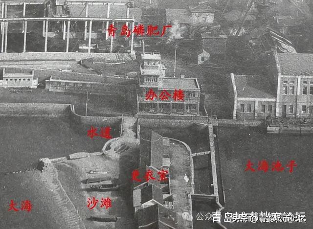 沧口海水浴场（第八海水浴场）的旧址，原来在这里！