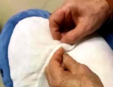 狸花猫打架输了，回家气呼呼地喝水，奶奶在旁一边安慰一边支招