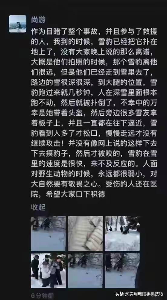 雪豹咬人内幕曝出！村支书还原真相	，央视发文怒批，当事人被打脸