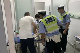 一岁婴儿高烧昏厥，河南高速交警上演“生死救援”图片