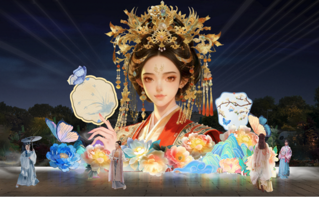 9米高“京彩女神”亮相新春彩灯嘉年华，独家赏灯路线揭秘！