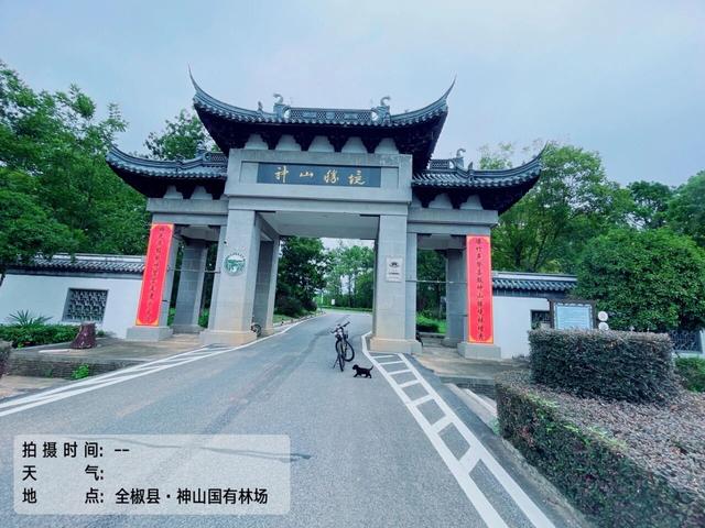 骑游滁州西神山寺森林公园花山风景线