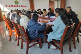 新疆生产建设兵团第六师五家渠市残联在文水县考察交流图片