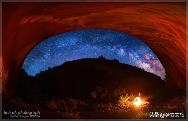 厉害了！甘泉大峡谷二次斩获《中国国家地理》青睐，峡谷与星空的组合绝了！