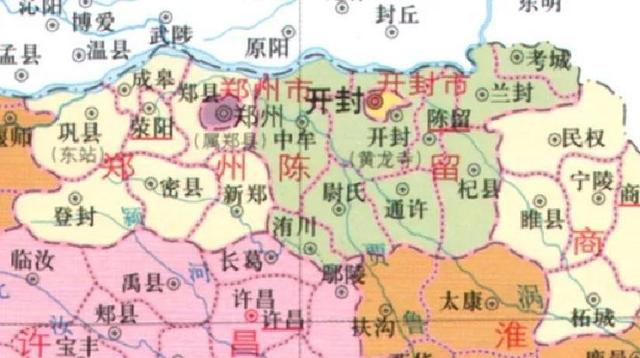1958年河南开封下辖2市21县，或许是繁华开封的最后一瞥！