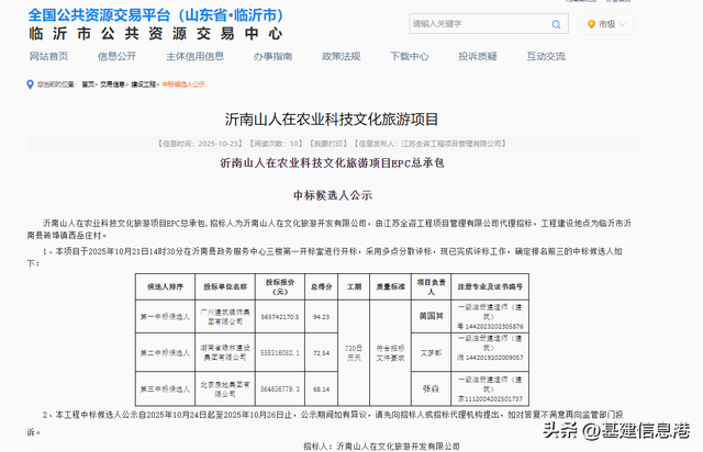 山东临沂：超5亿元！沂南山人在农业科技文化旅游项目