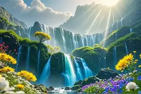 阳光明媚，春暖花开，利女士财运家庭头像图片