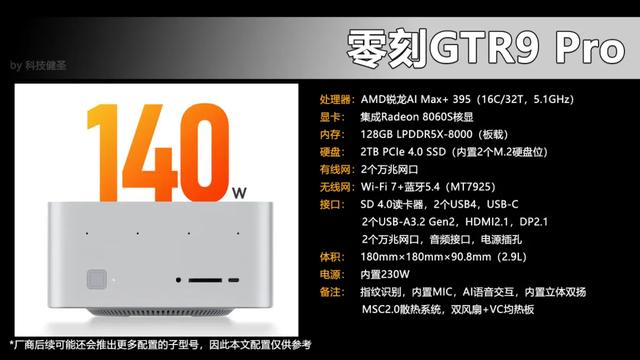零刻GTR9 Pro 更有苹果味的锐龙AI Max+ 395迷你主机