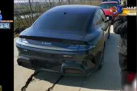 新买的小米SU7过坑后摆臂断裂，小米汽车回应，他还有话说图片