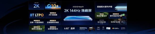 行业领先游戏视效“一机制胜”iQOO Neo11到手2599元起售