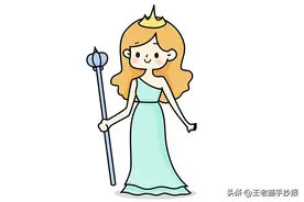 20+公主简笔画素材大全，三八妇女节里愿每位女孩拥有公主梦图片