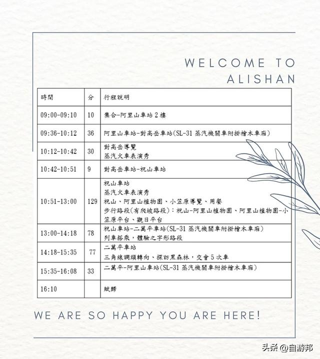 阿里山百年蒸汽桧木火车， 季节限定赏枫列车、票价信息一次看！