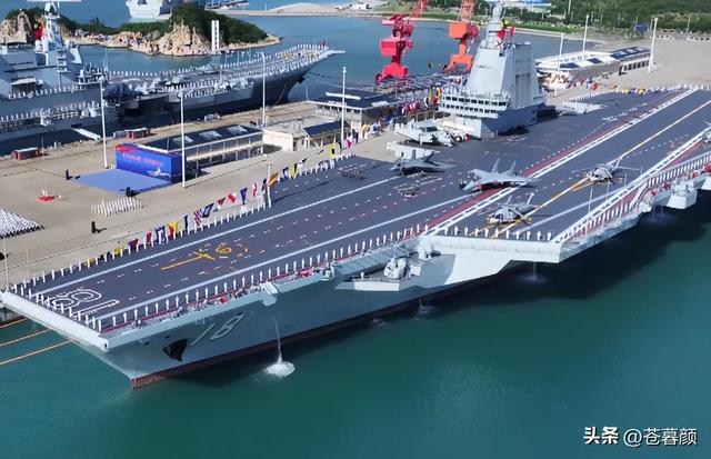 封海58个小时，福建舰终于参军，美方猜测全错，中国还有更强航母