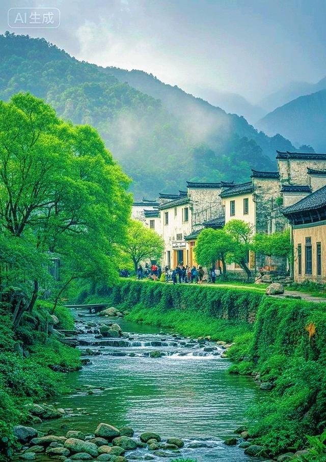 繁荫裹巷，石溪淌过旧时光